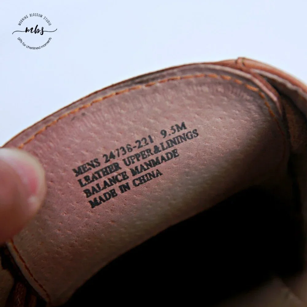Stacy Adams Garrison Leather Wing‎ Tip Oxfords Brown Men 9.5